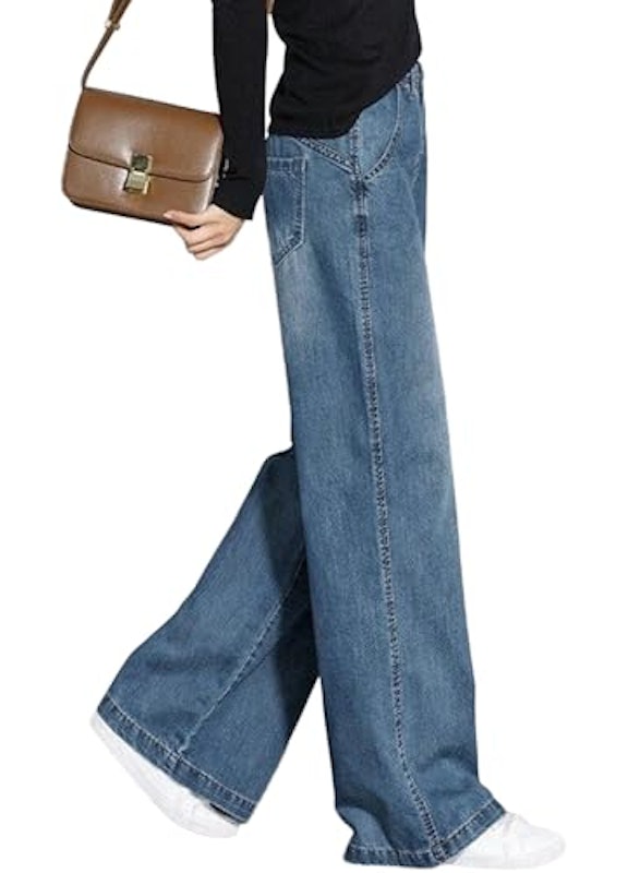 デニムロングパンツ