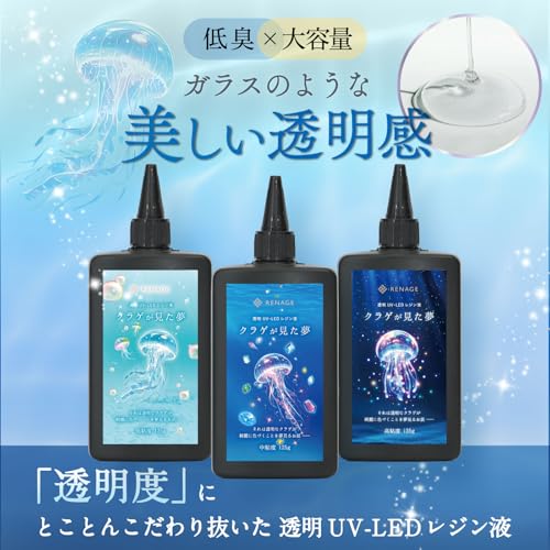 月の雫 UV/LEDレジン液 500g×12本 透明 全国送料無料 Amazon