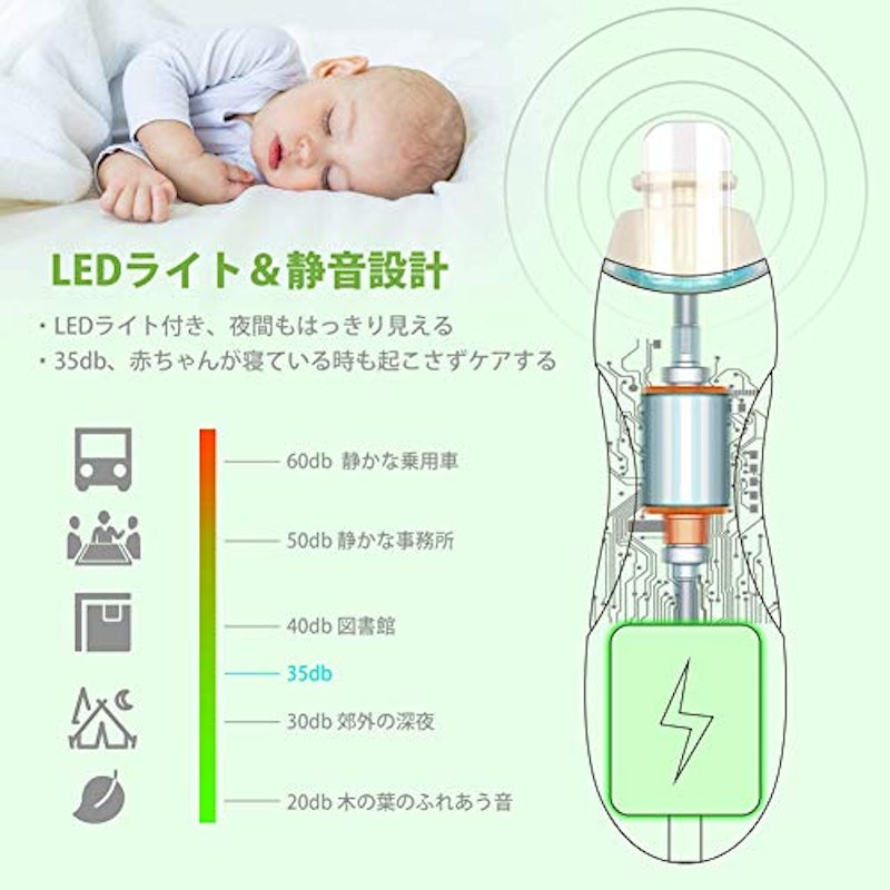 電動ネイルケア 10種類付き 6