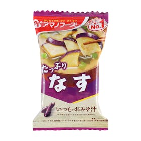 アサヒグループ食品 アマノフーズ いつものおみそ汁 なす クチコミ評価・評判&検証レビュー 1