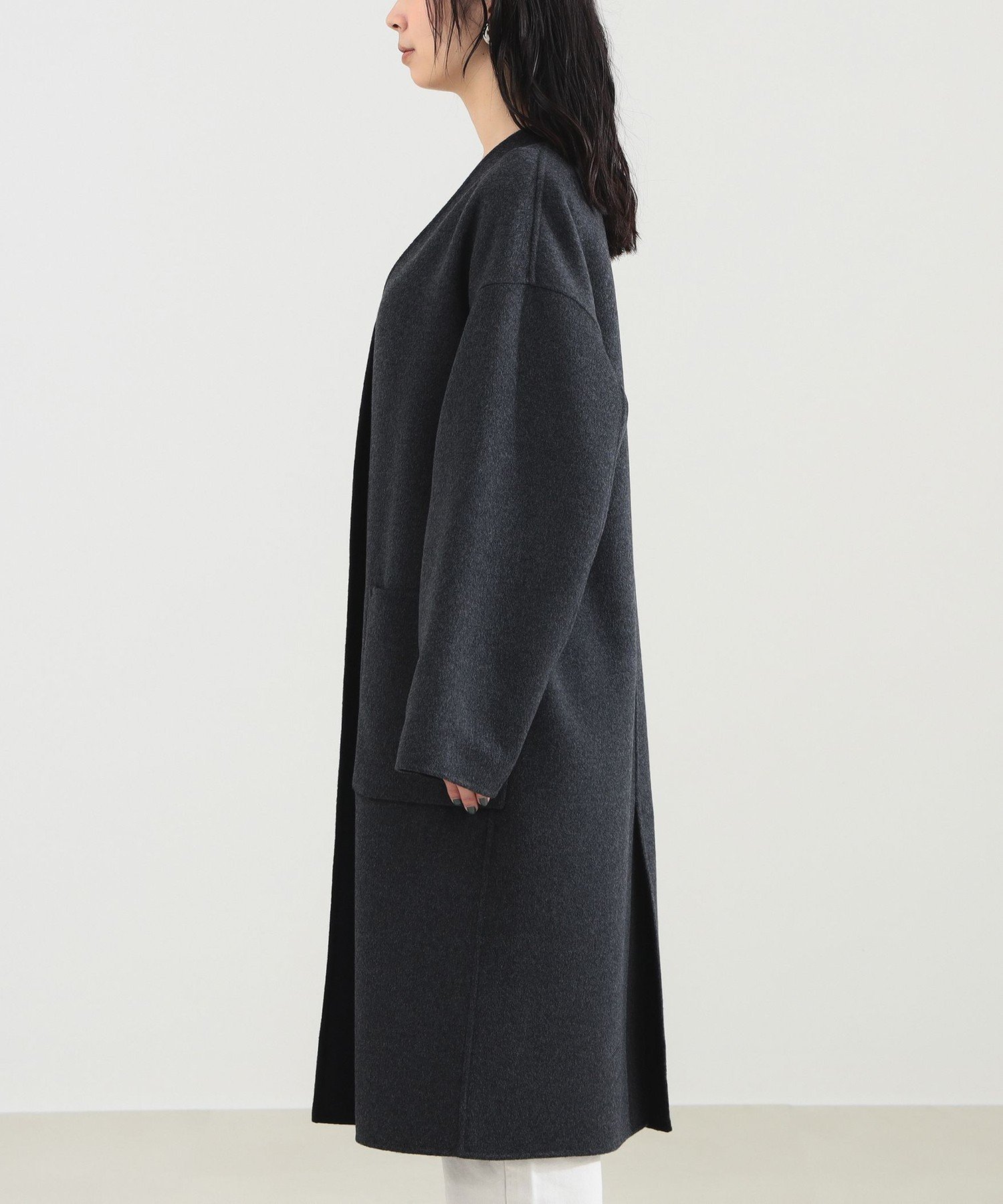 Demi-Luxe BEAMS リバーロングコート 5
