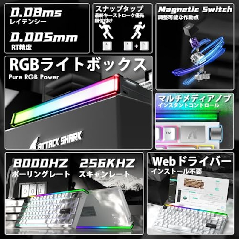 ラピッドトリガーキーボード 3