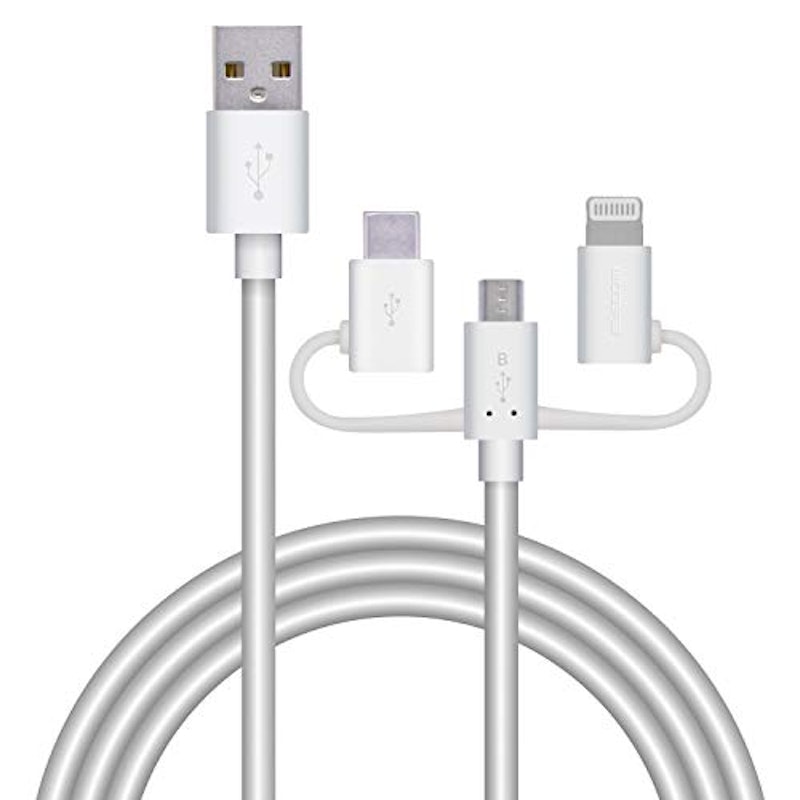 3in1スマートフォン用USBケーブル 1