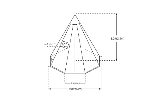 Canvas Teepee Tent 4