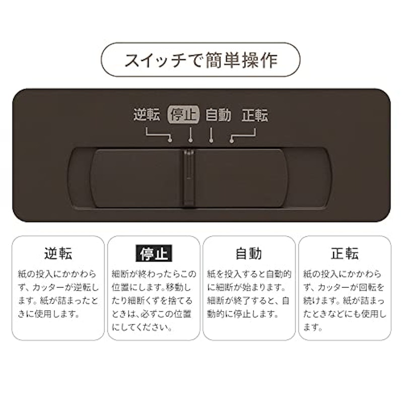 シュレッダー クロスカット 8枚同時細断 7