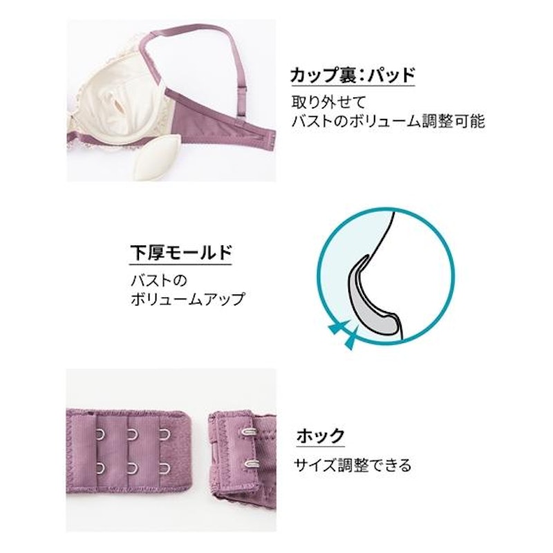 フラワーレースブラジャーショーツセット 7