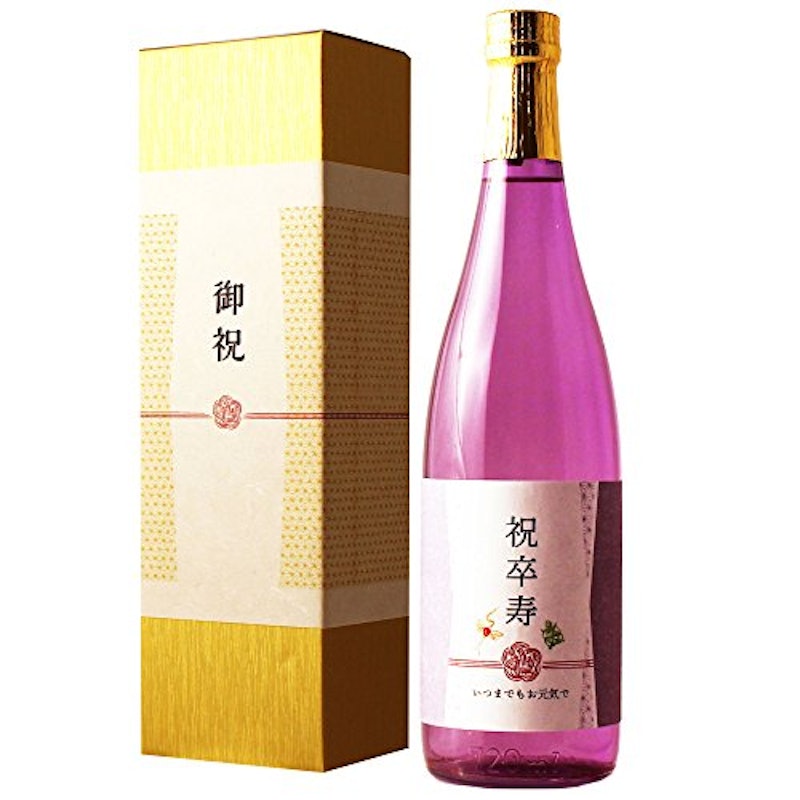 卒寿(90歳)に贈る純米大吟醸 金箔入り日本酒 1