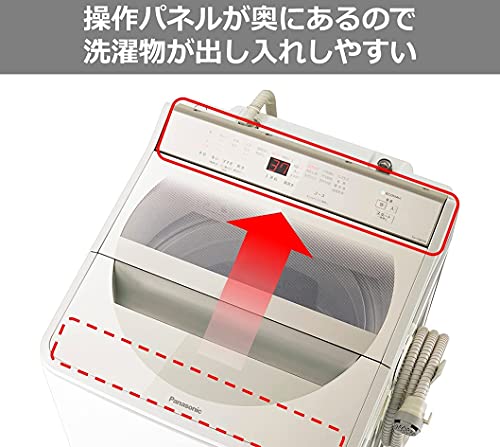 洗濯容量8kgのパナソニック洗濯機のおすすめ人気ランキング