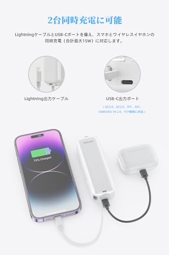 小型 モバイルバッテリー 4