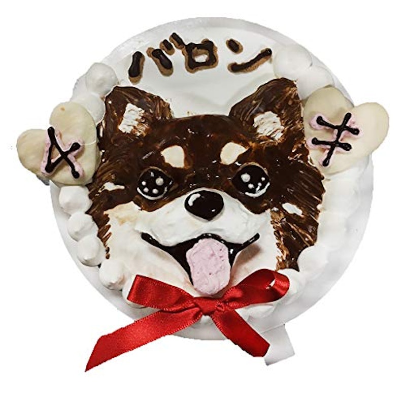似顔絵ドッグケーキ 1