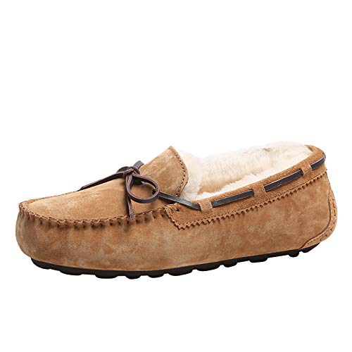 【上品なスウェード生地が魅力】CHANEL★ムートン スリッポン 2024 AW NEW CHANEL sandals Fur COCO Mark #35C Beige