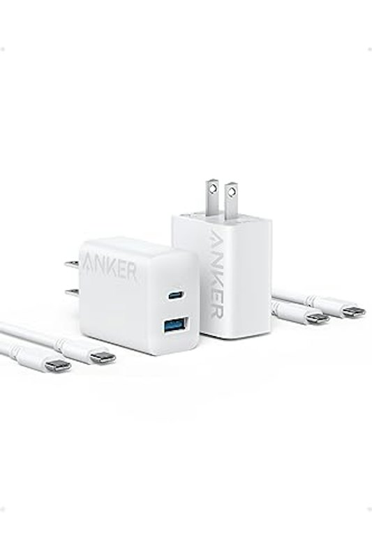 Charger 20W 2-Port with USB-C & USB-C ケーブル 2個セット 1