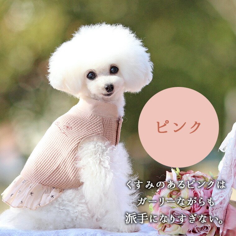 iDog フリル付きワッフルタンク 10