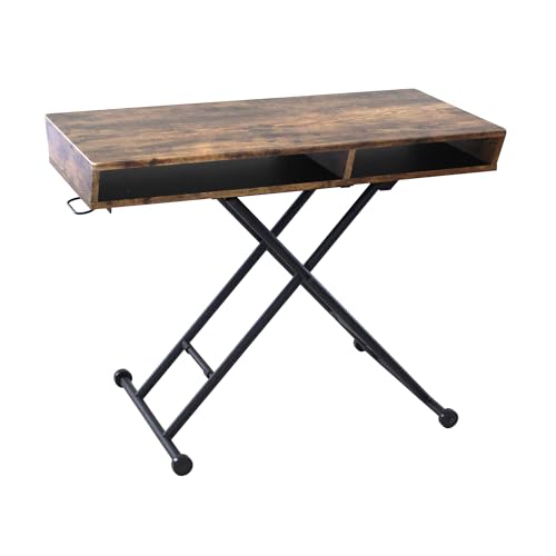 【高さリメイク】　引き出し付き　天然木製長テーブル 高さ40cm 高さリメイク】 引き出し付き 天然木製長テーブル 高さ40cm