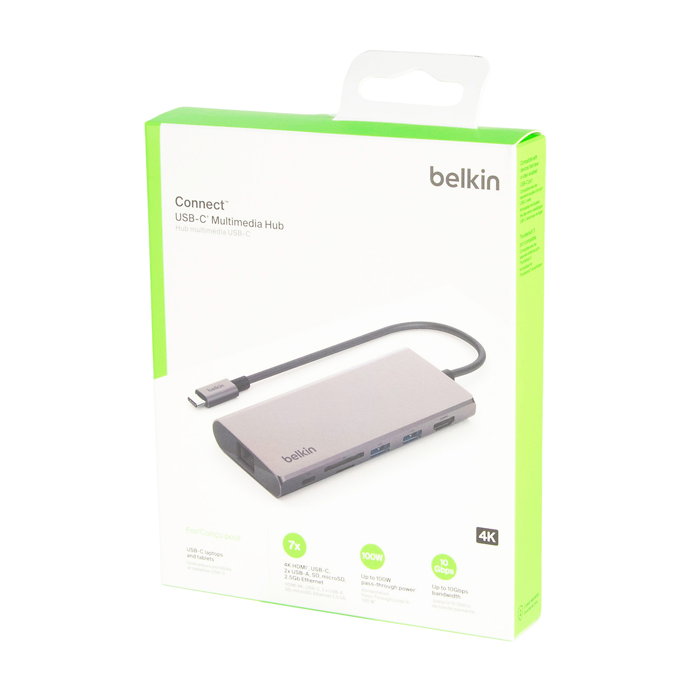 Belkin USB-C 7-in-1マルチポートアダプター INC009BTSGYを検証