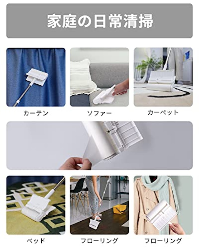 TOPHDY ダストカバー付き大型粘着クリーナー 6