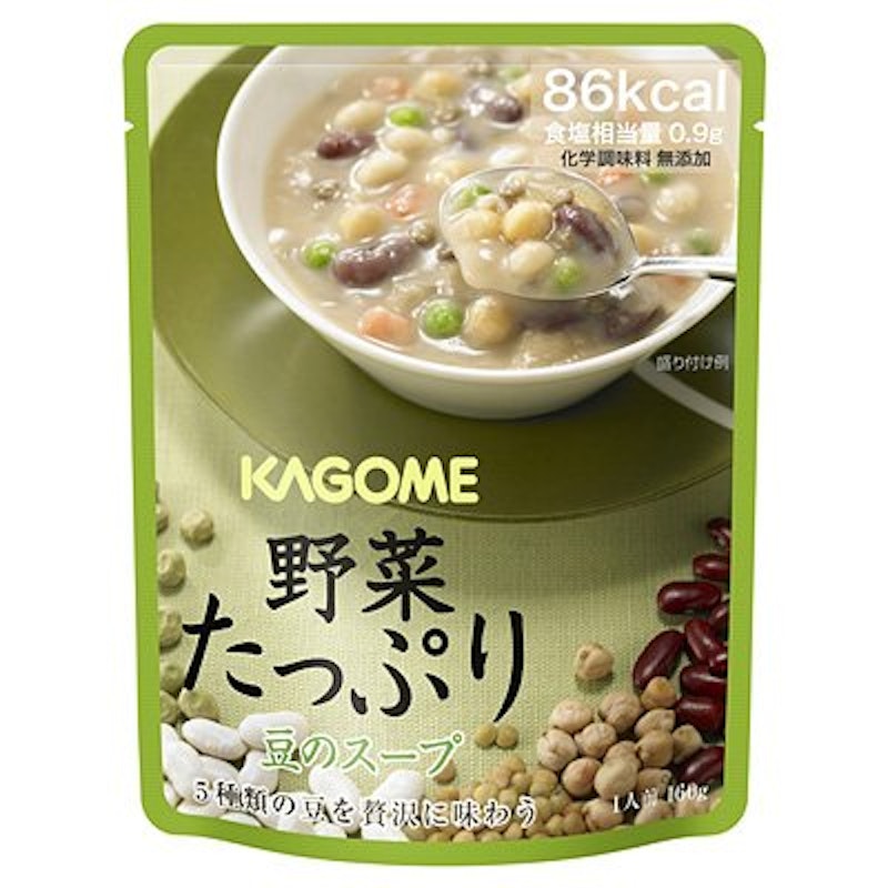 野菜たっぷり豆のスープ 1