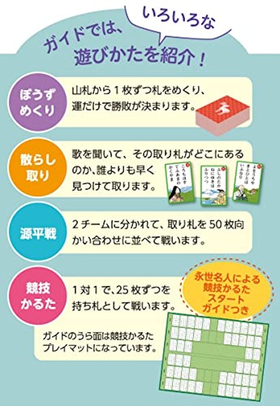 リバーシブルで遊べる 小倉百人一首 5