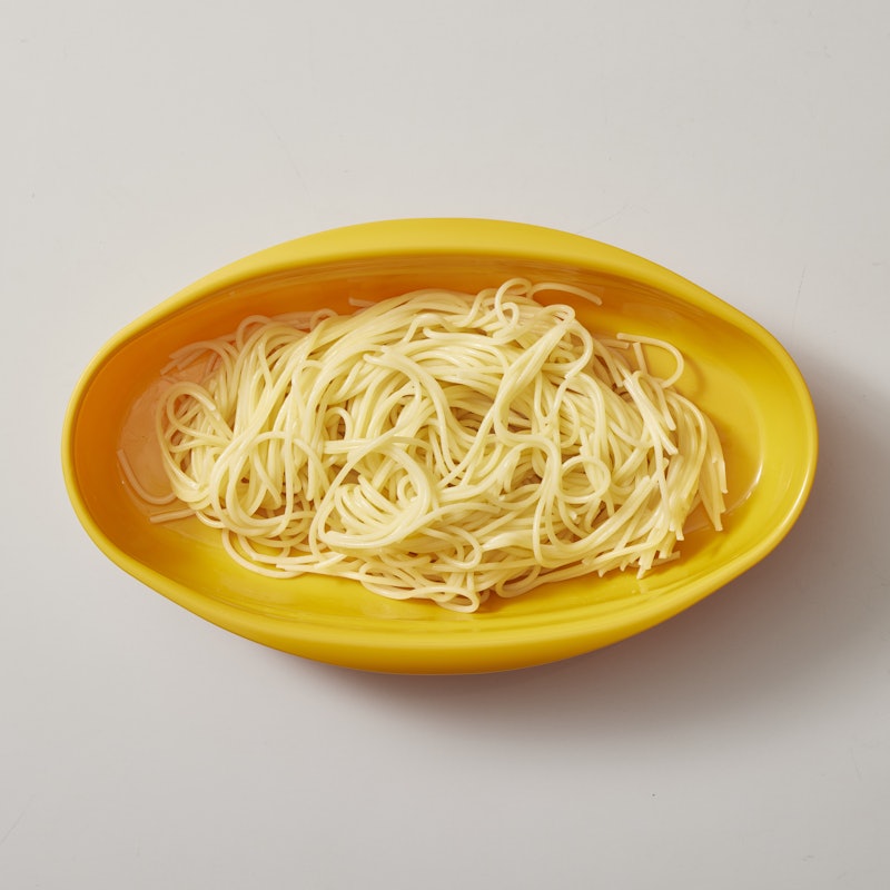 お皿になるレンジでパスタ 6