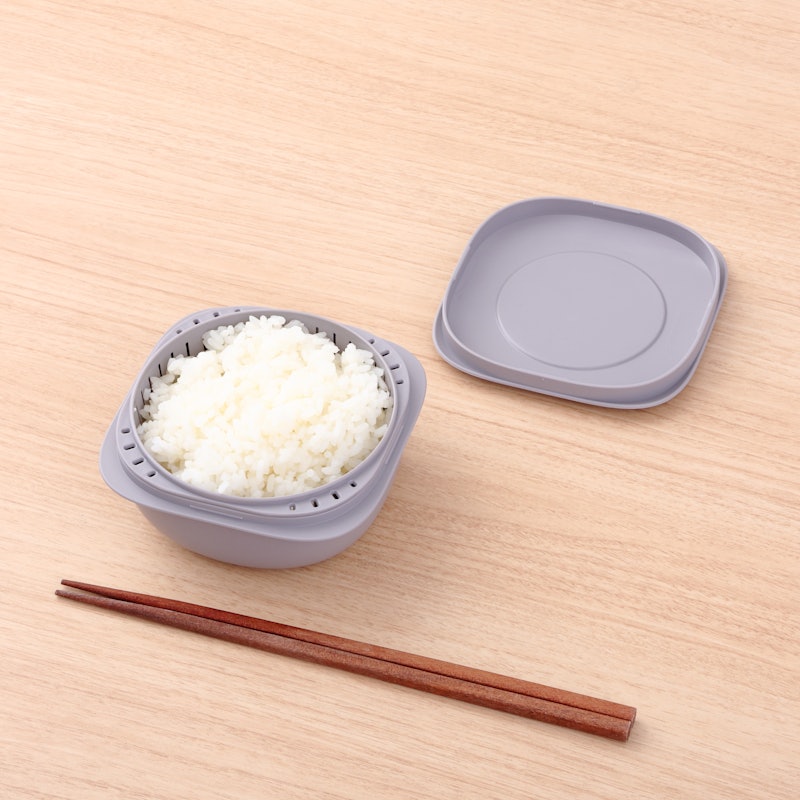 蒸気であたためる冷凍ごはん容器 6