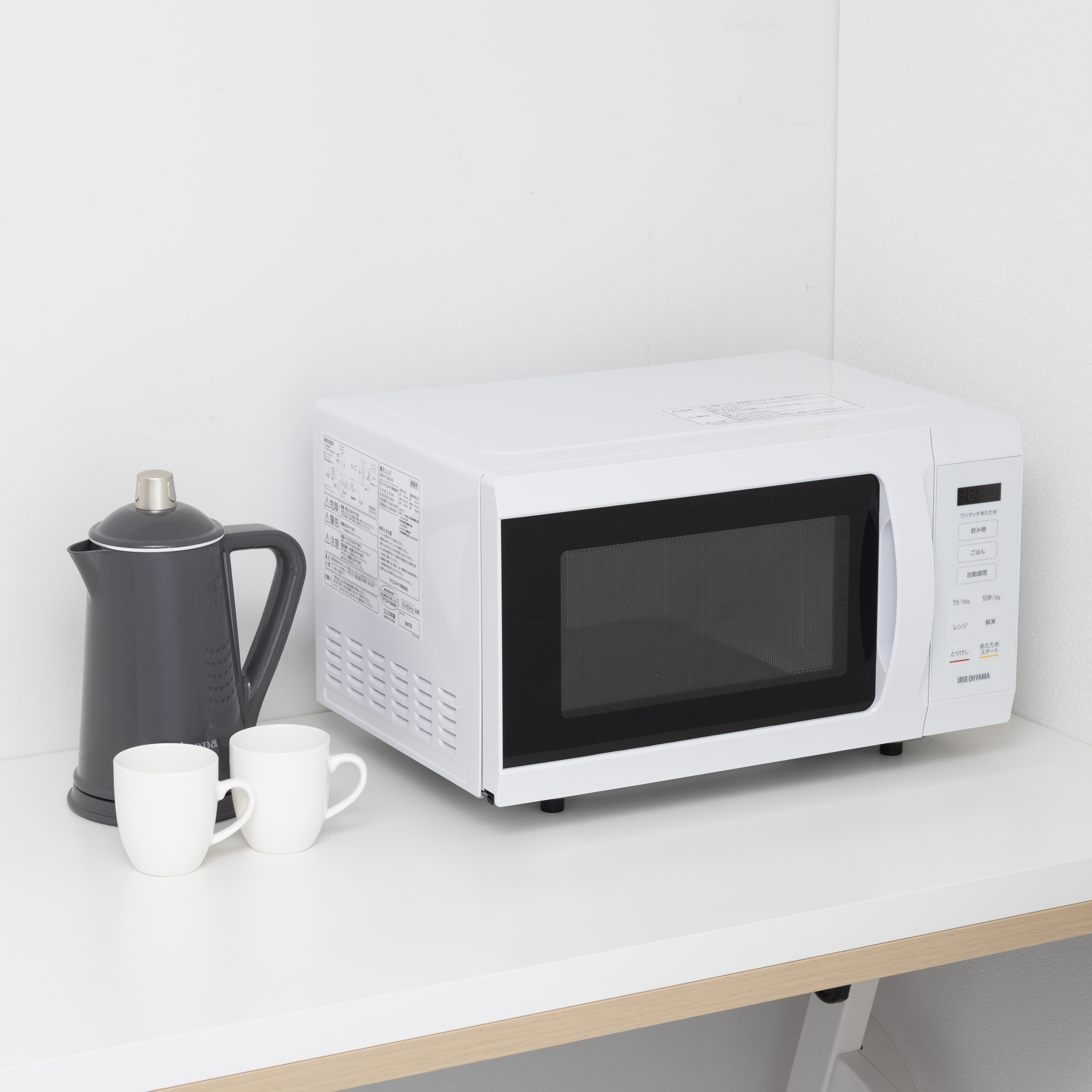 アイリスオーヤマ IRIS シンプルレンジ フラットタイプ IMB-F186-Wを検証レビュー！単機能電子レンジの選び方も紹介 5