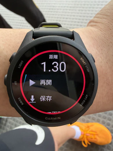 1,290m走ってズレは平均47m。心拍は上位機には届かず