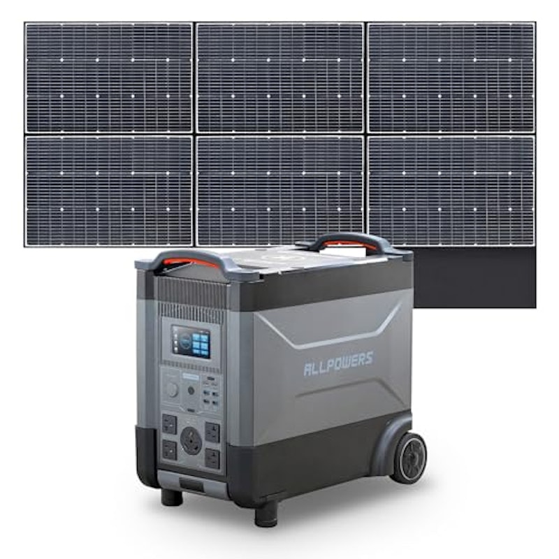 R4000+ ポータブル電源 +SP600 600W ソーラーパネル セット 1