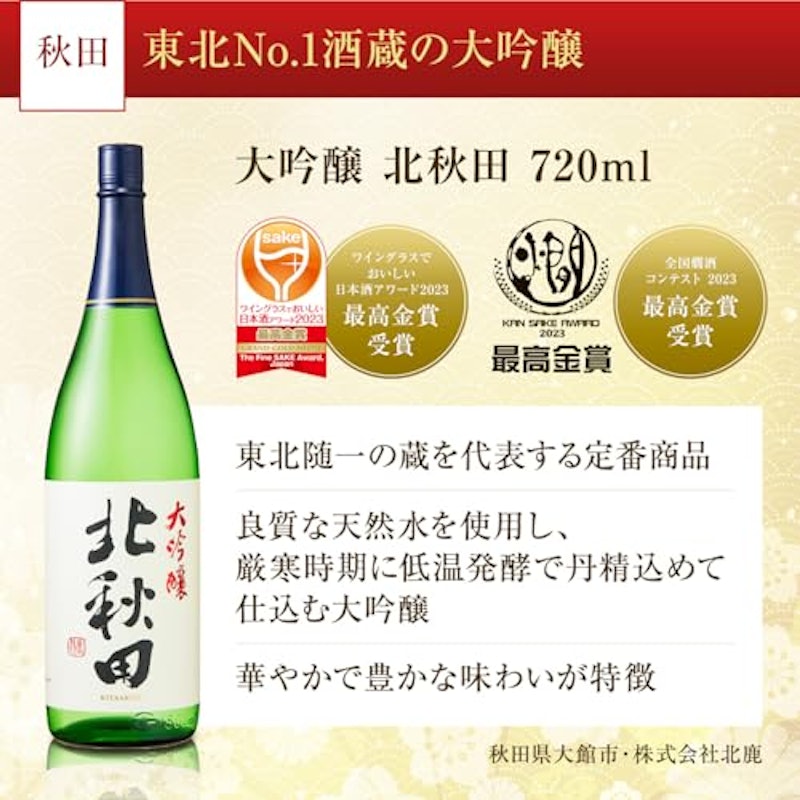 蔵元厳選大吟醸飲み比べセット 6