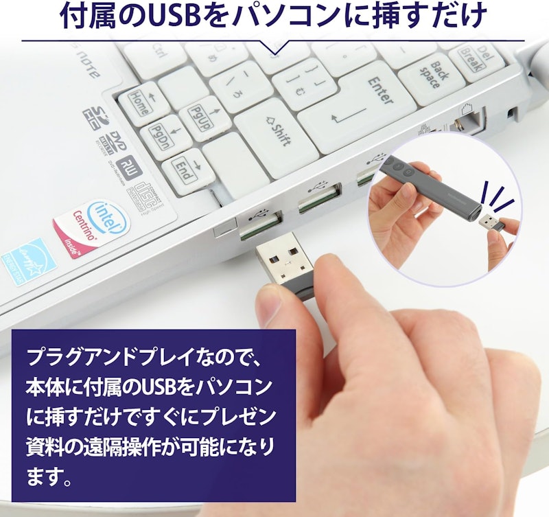 レーザーポインター ミドリちゃんSlim 5
