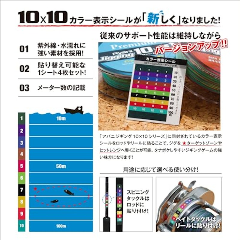 ジギング10×10 マックスパワーPE X8 3
