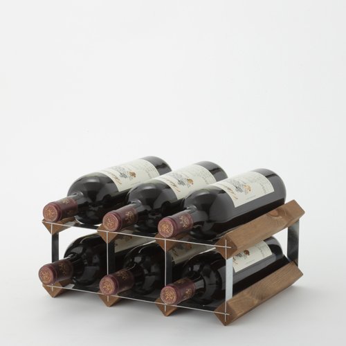 ワインラック 木製 ホルダー 6本収納 折りたたみ式 ワイン ボトル