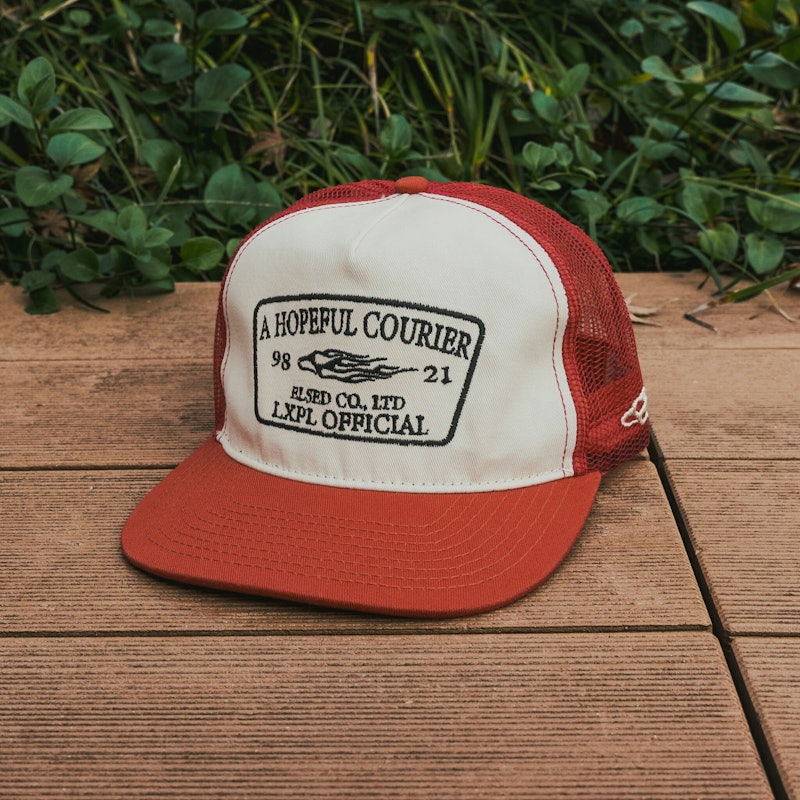 CAP LE レッド アメカジ トラッカーキャップ 5