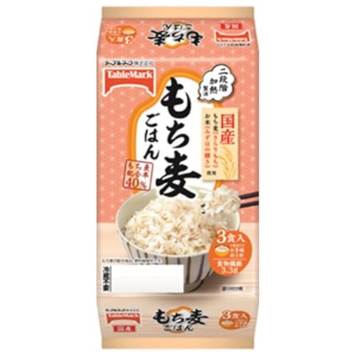 国産もち麦ごはん 1