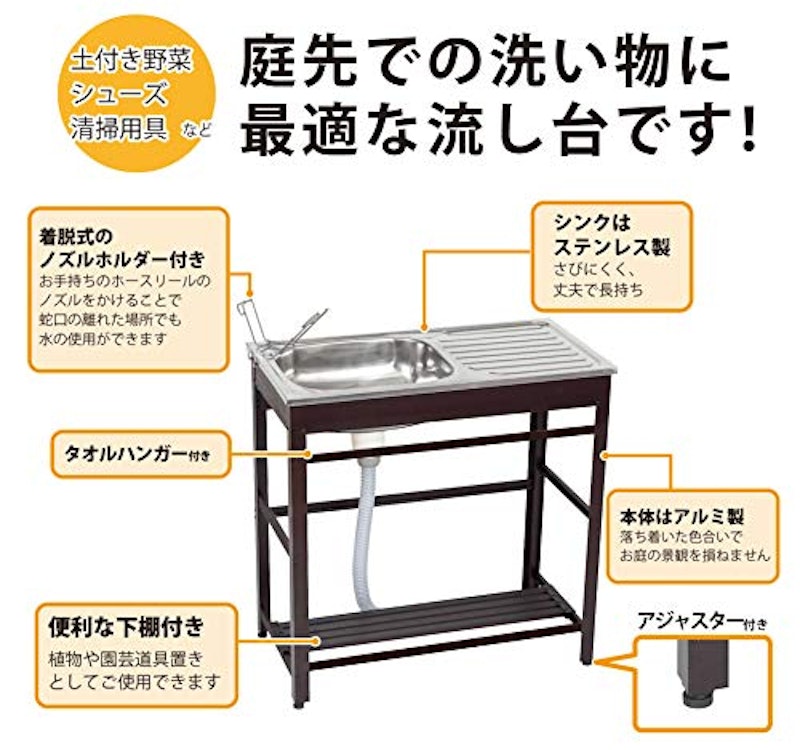 アルミ流し台 3