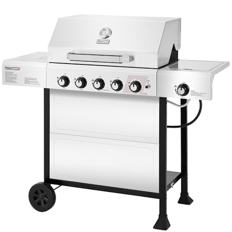 5バーナー BBQプロパンガスグリル 1