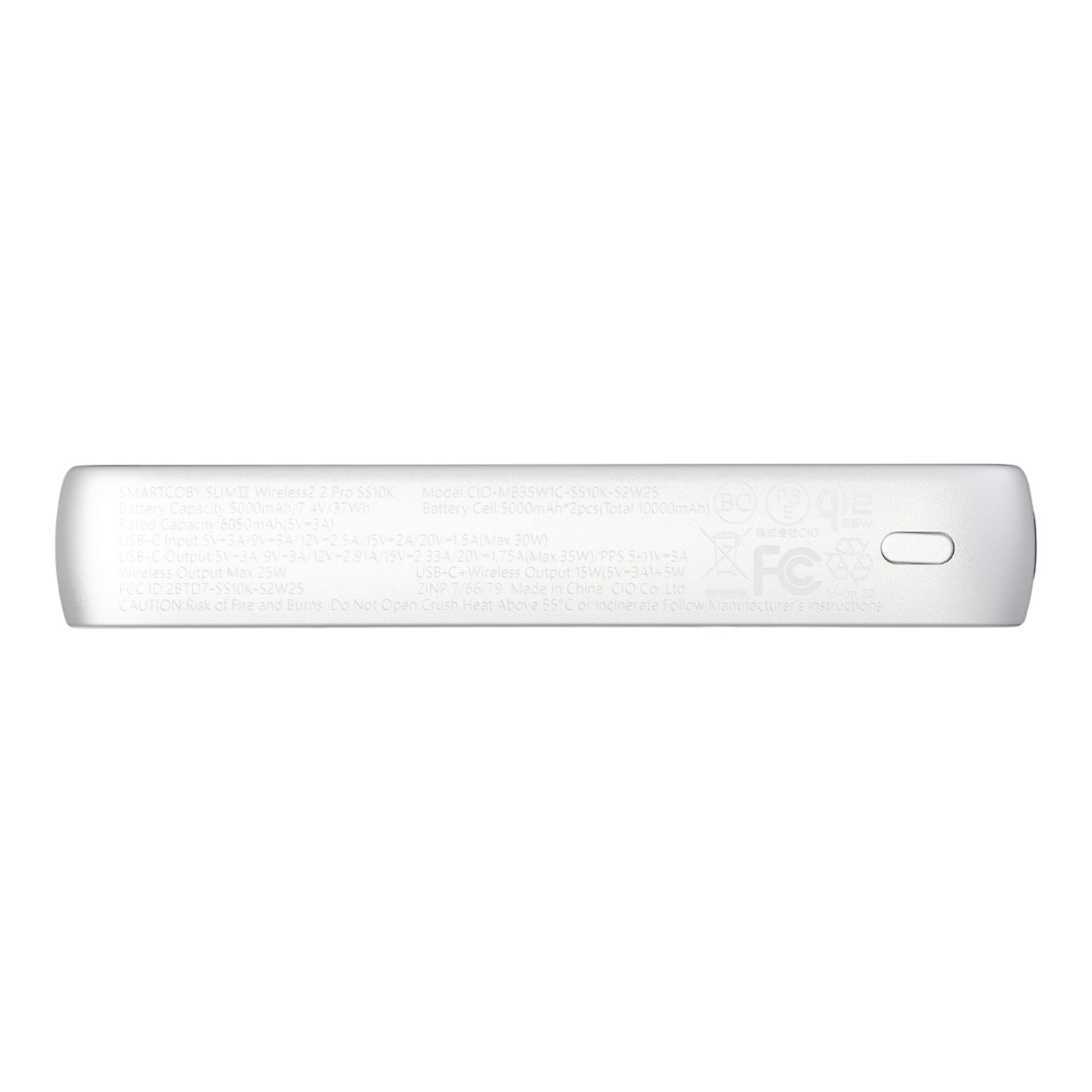 CIO SMARTCOBY SLIMⅡ Wireless2.2 Pro SS10K CIO-MB35W1C-SS10K-S2W25を検証レビュー！モバイルバッテリーの選び方も紹介 3