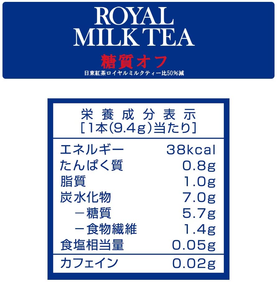 ロイヤルミルクティー 糖質オフ 4