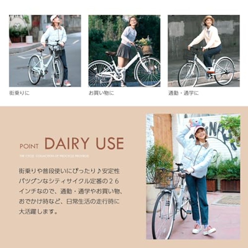 折りたたみシティサイクル 6