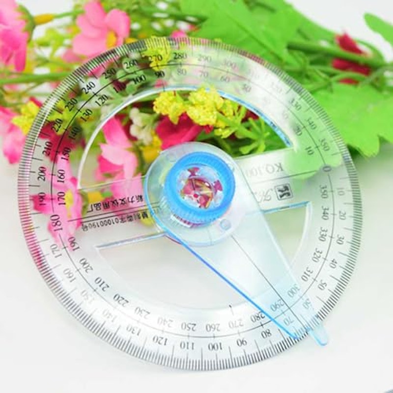 360度角度測定円分度器 8
