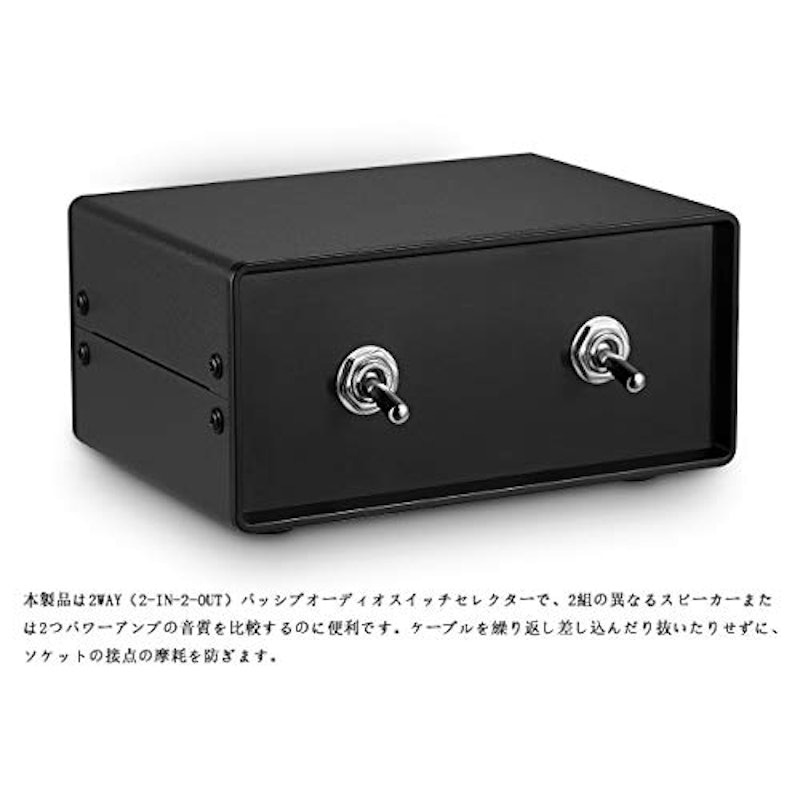2-IN-2-OUT パワーアンプ/スピーカー スイッチボックス 5