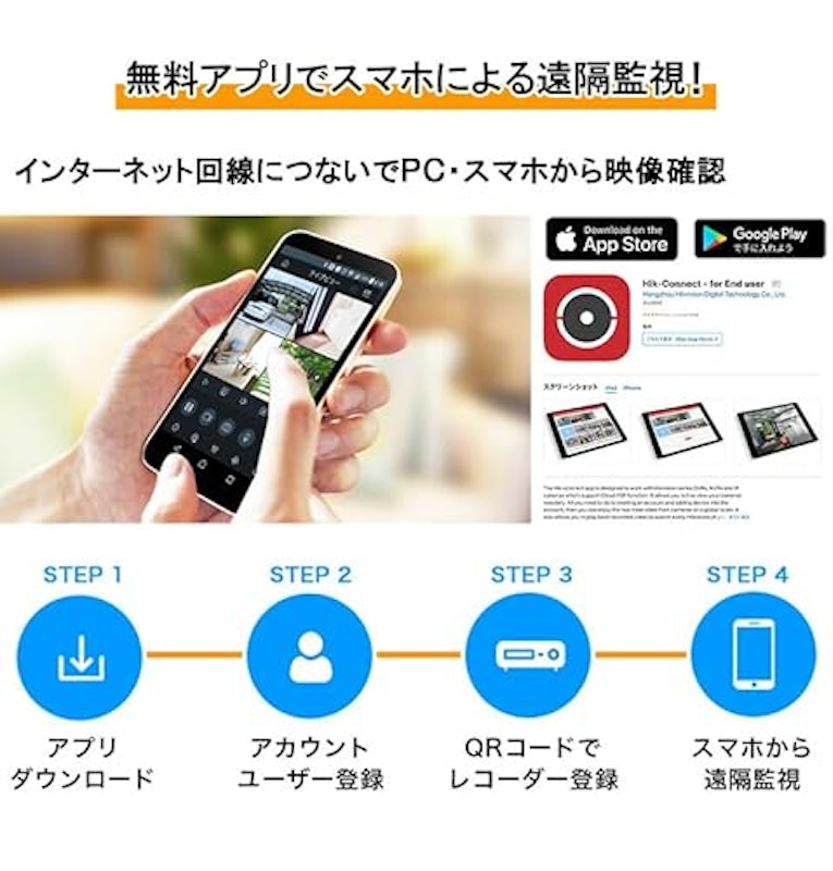 防犯カメラセット 4