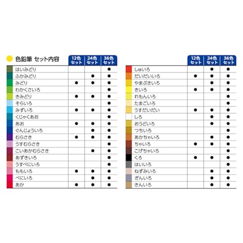 36色 3