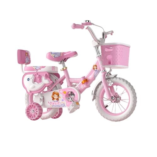プリンセスデザイン 幼児用自転車 ピンク16インチ　スタンド補助輪付き プリンセスデザイン 幼児用自転車 ピンク16インチ スタンド補助
