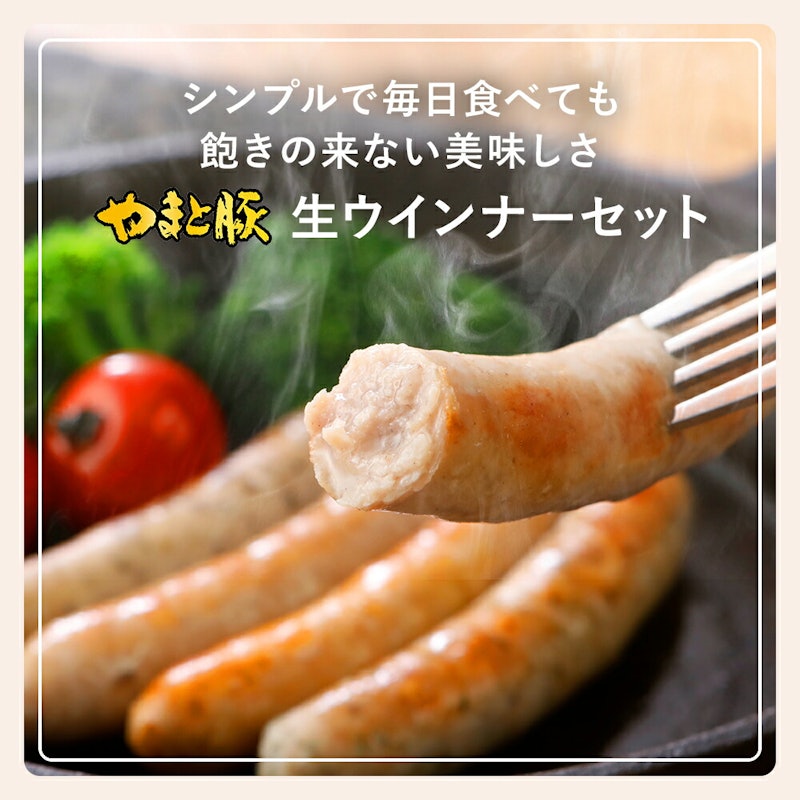 やまと豚 生ウインナー 4種お試しセット 11