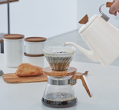 コーヒーサーバー400 オリーブウッド 3