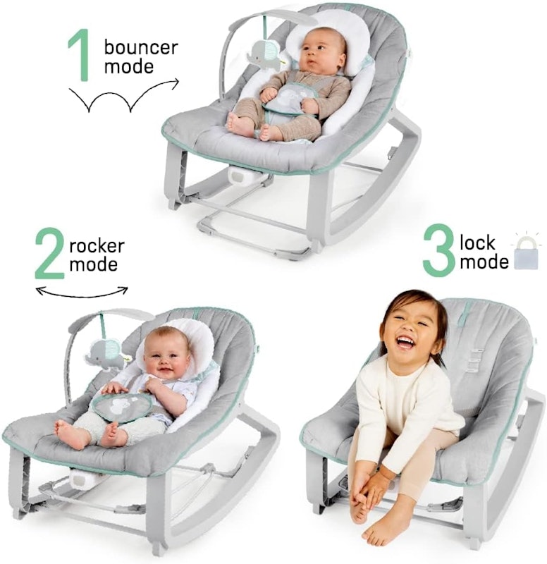 3in1 バウンサー&ロッキングシート 14