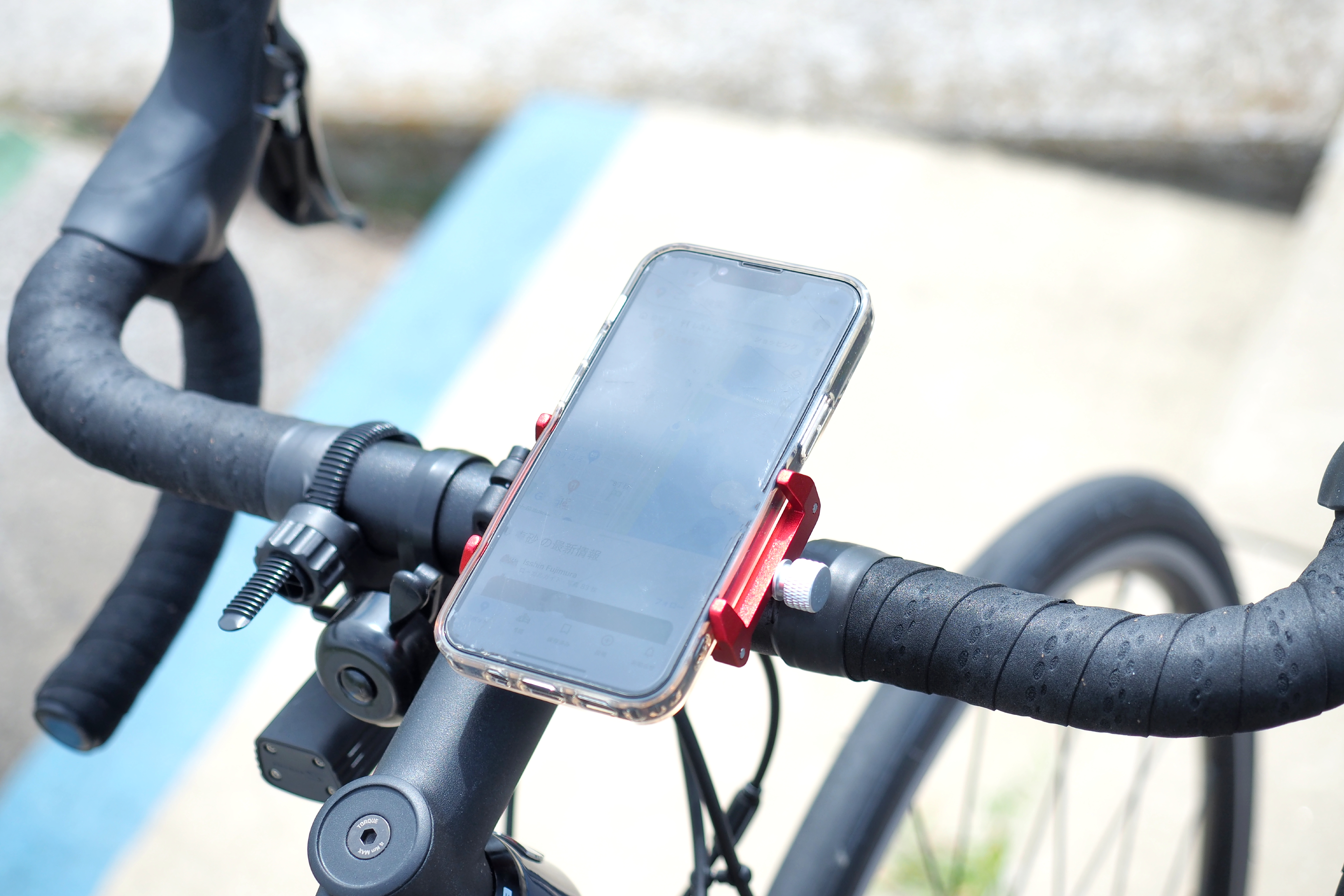 自転車 スマホホルダー 2