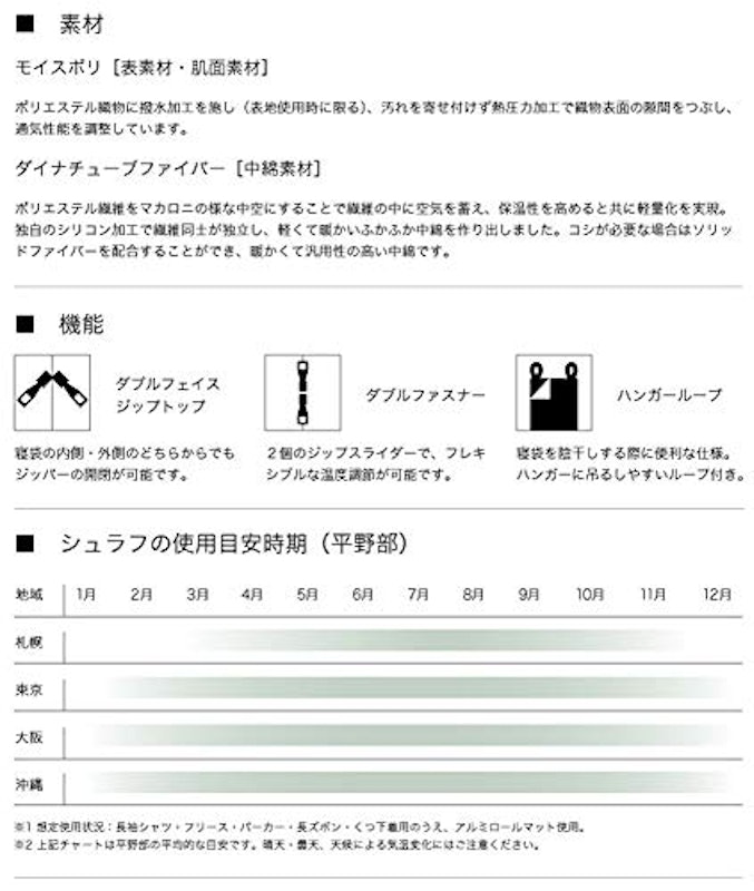 丸洗いスランバーシュラフ 9