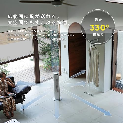 良品 スリムタワーファン 冷風 温風TP-18PRO扇風機 ヒーター リモコン