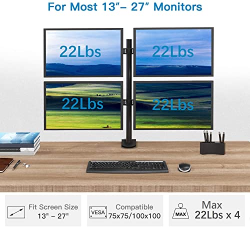 クアッドコンピューターモニターマウント 2